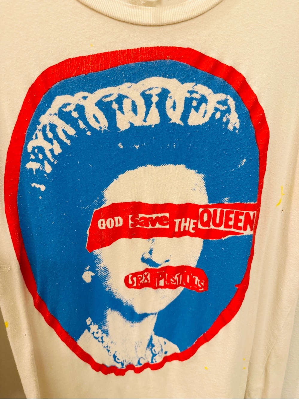 Madeworn Sex Pistols God Save the Queen Tee Small Distressed Punk Graphic Shirt